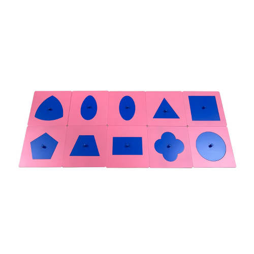 Metal Insets - Pink and Blue