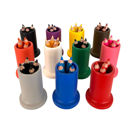 Coloured Pencil Holders - Set of 11