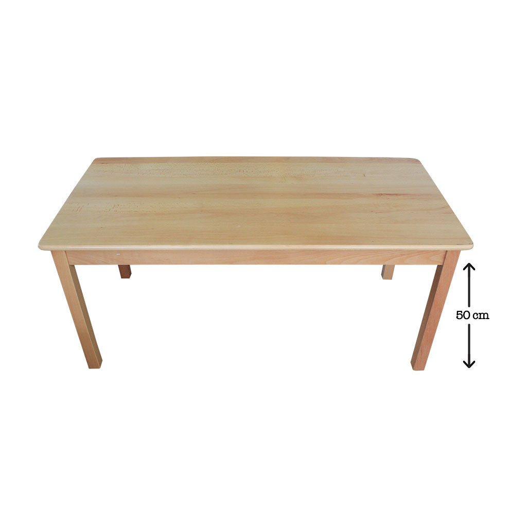 Hardwood Rectangle Table 50 cm