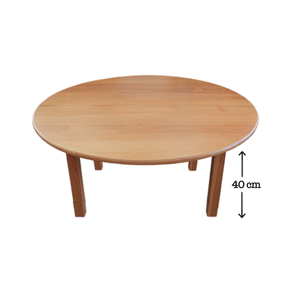 Hardwood Large Round Table 40 cm