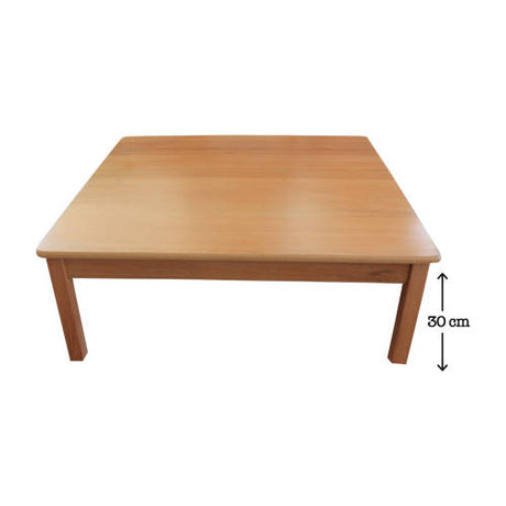 Hardwood Large Square Table 30 cm - Educating Kids