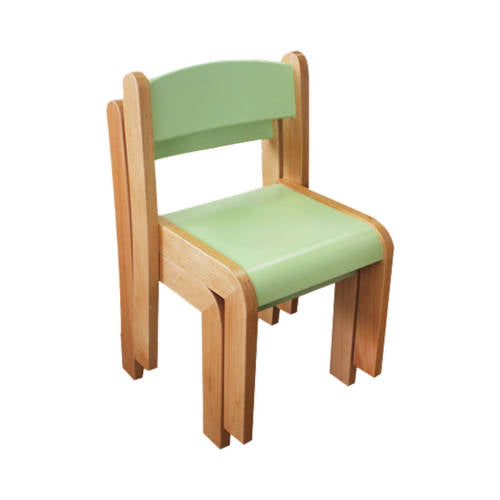 Hardwood Chair Light Green 30cm - Set of 2 - Educating Kids