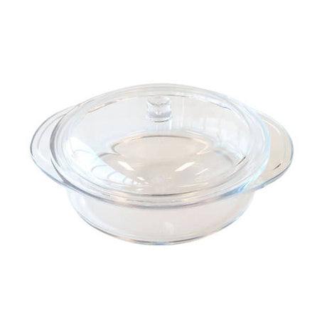 Clear Serving Bowl with Lid - 1.7L - Educating Kids