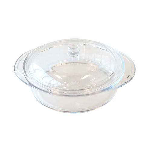 Clear Serving Bowl with Lid - 1.7L