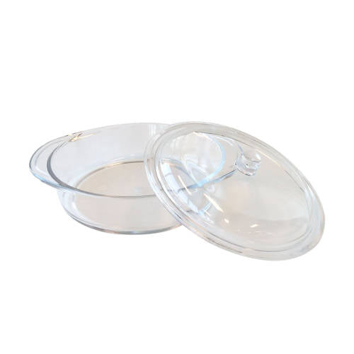 Clear Serving Bowl with Lid - 1.7L - Educating Kids