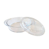 Clear Serving Bowl with Lid - 1.7L - Educating Kids