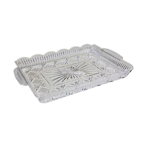 Clear Serving Tray - Educating Kids