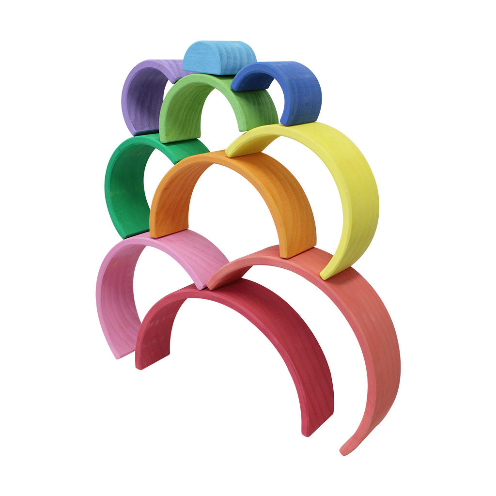 Wooden Rainbow - Bright