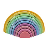 Wooden Rainbow - Pastel