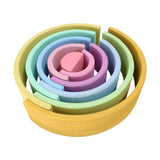 Wooden Rainbow - Pastel