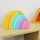 Wooden Rainbow - Pastel
