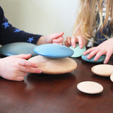 Wooden Pebbles Natural - 20pc