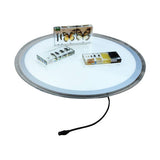 Light Panel Round - Silver - 50cmD - Educating Kids