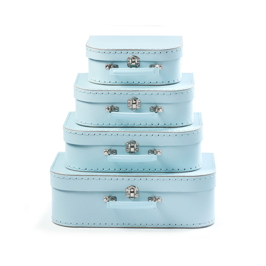 Pastel Blue Suitcases - Set of 4