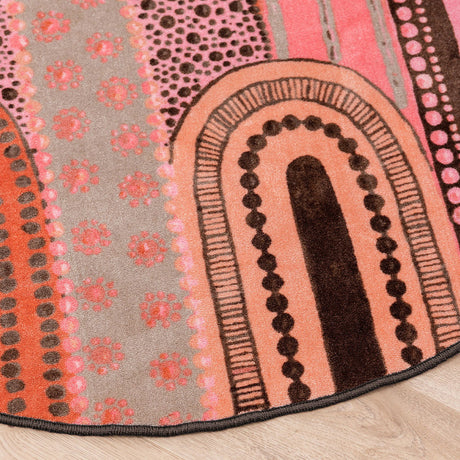 Yarong Mulei' Sandhills – Round Rug