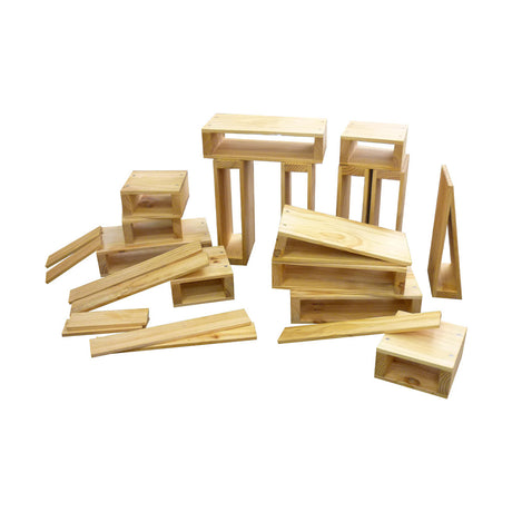 Large Outdoor Timber Blocks - 26pc