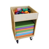 Single Cube Tray with Castors - 38cm - Educating Kids