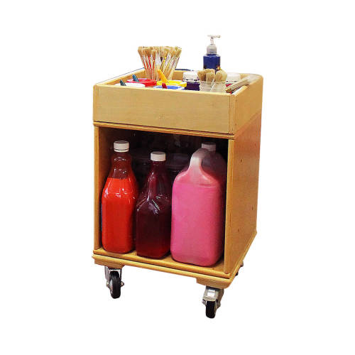 Single Cube Tray with Castors - 38cm - Educating Kids