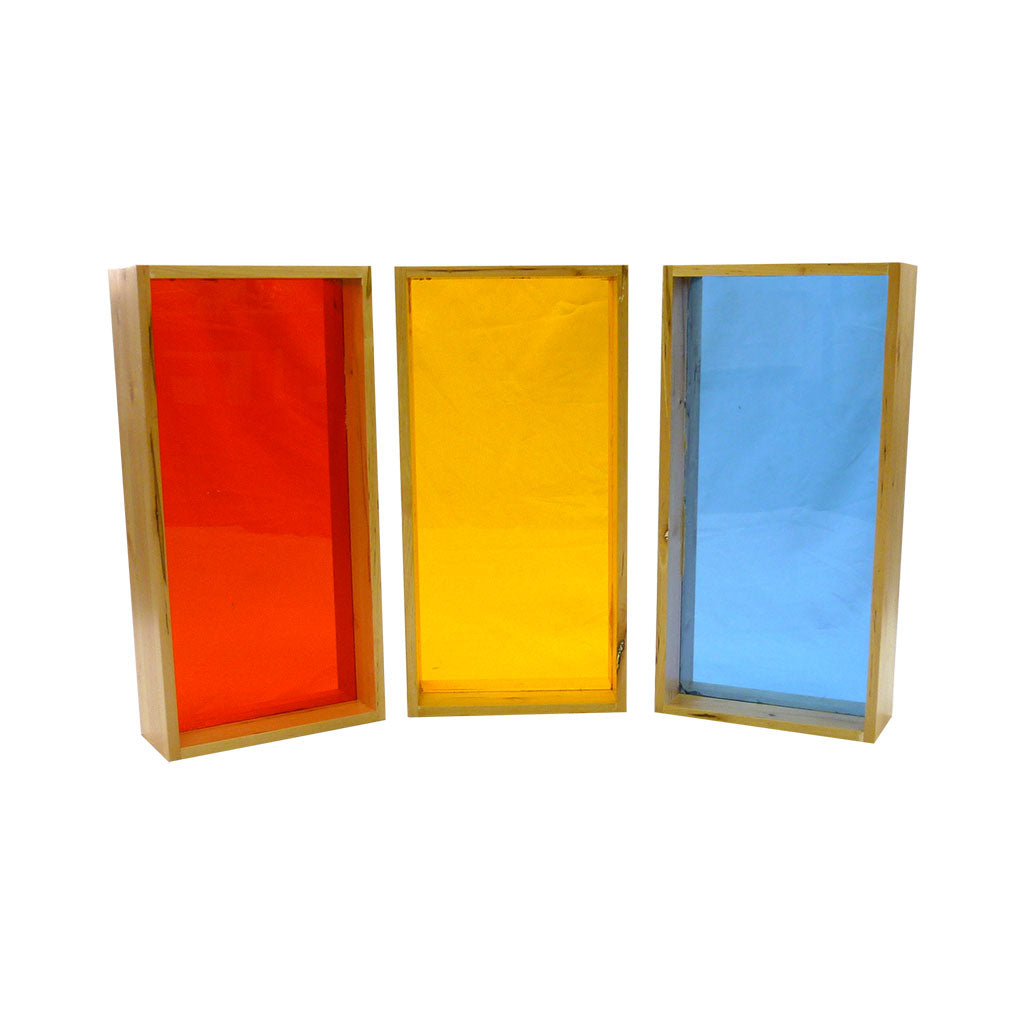 Perspex Blocks Coloured - 3pc