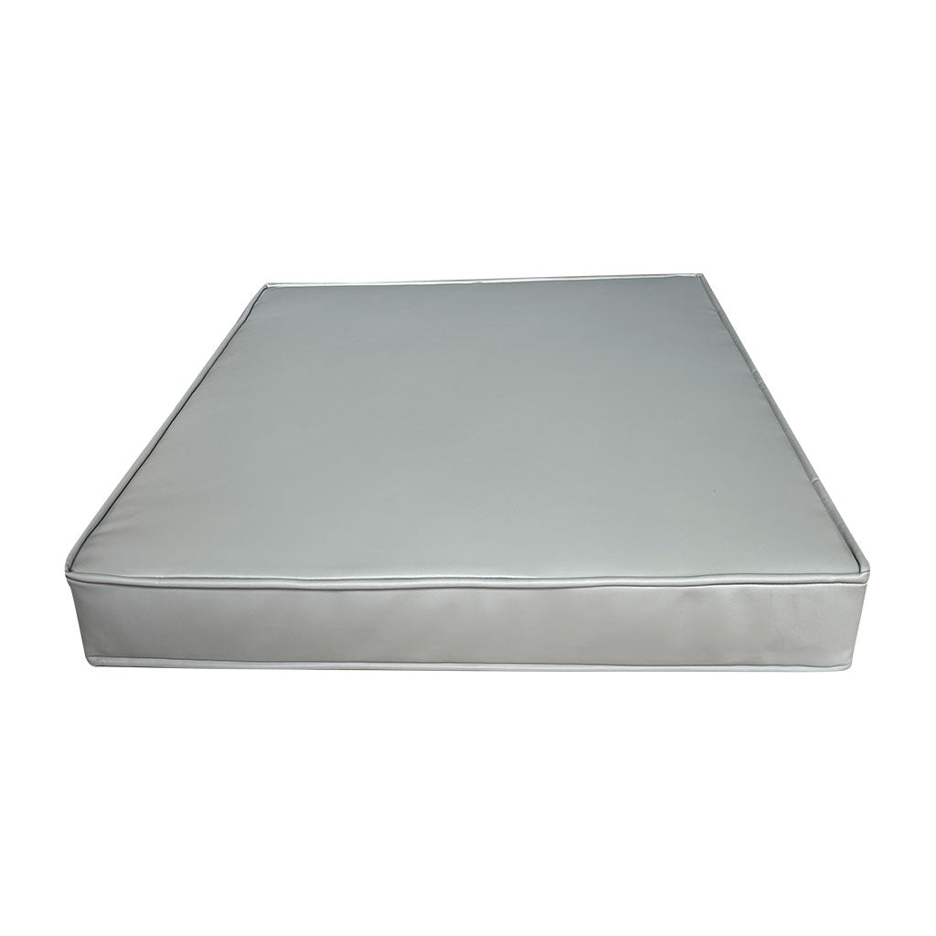 Vinyl Floor Cushion - Light Grey 75cm
