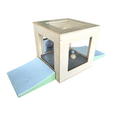 Vinyl Floor Cushion - Light Grey 75cm