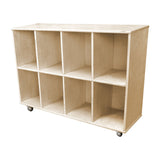 8 Shelf Locker Unit