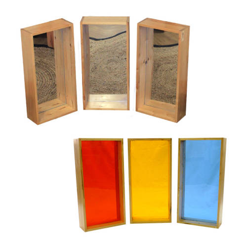 Mirror and Perspex Block Set - 6pc - Educating Kids
