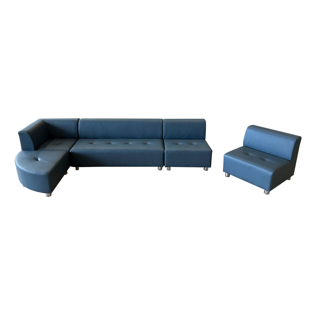 Modular Lounge Suite Indigo Blue - 35cm