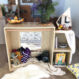 Timber Play Box - 90x50x90cm
