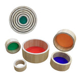 Perspex Nestled Circles - Set of 5 - Educating Kids