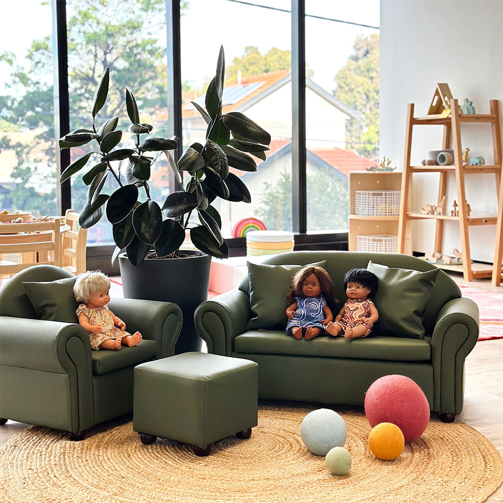 Sofa Lounge Suite - Forest Green