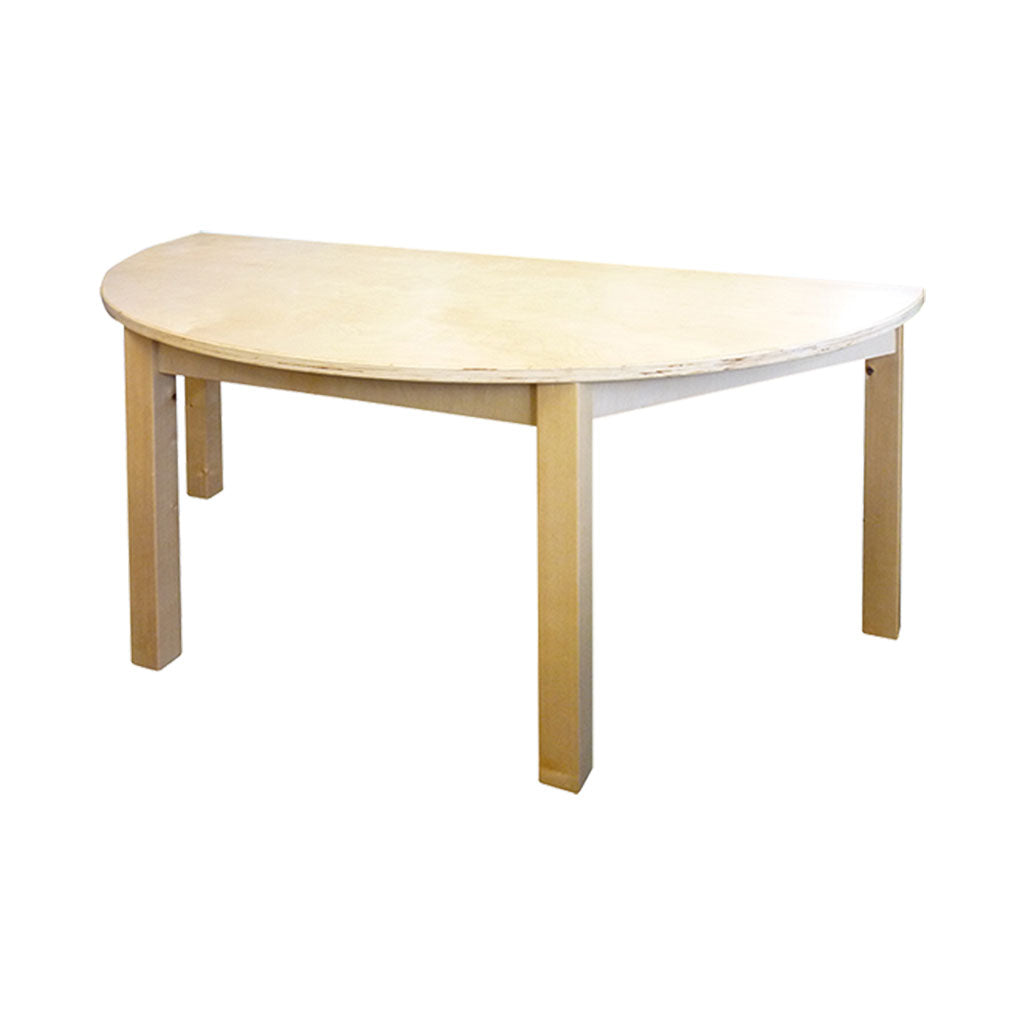 Birch Table - Semi-Circle - 50cm
