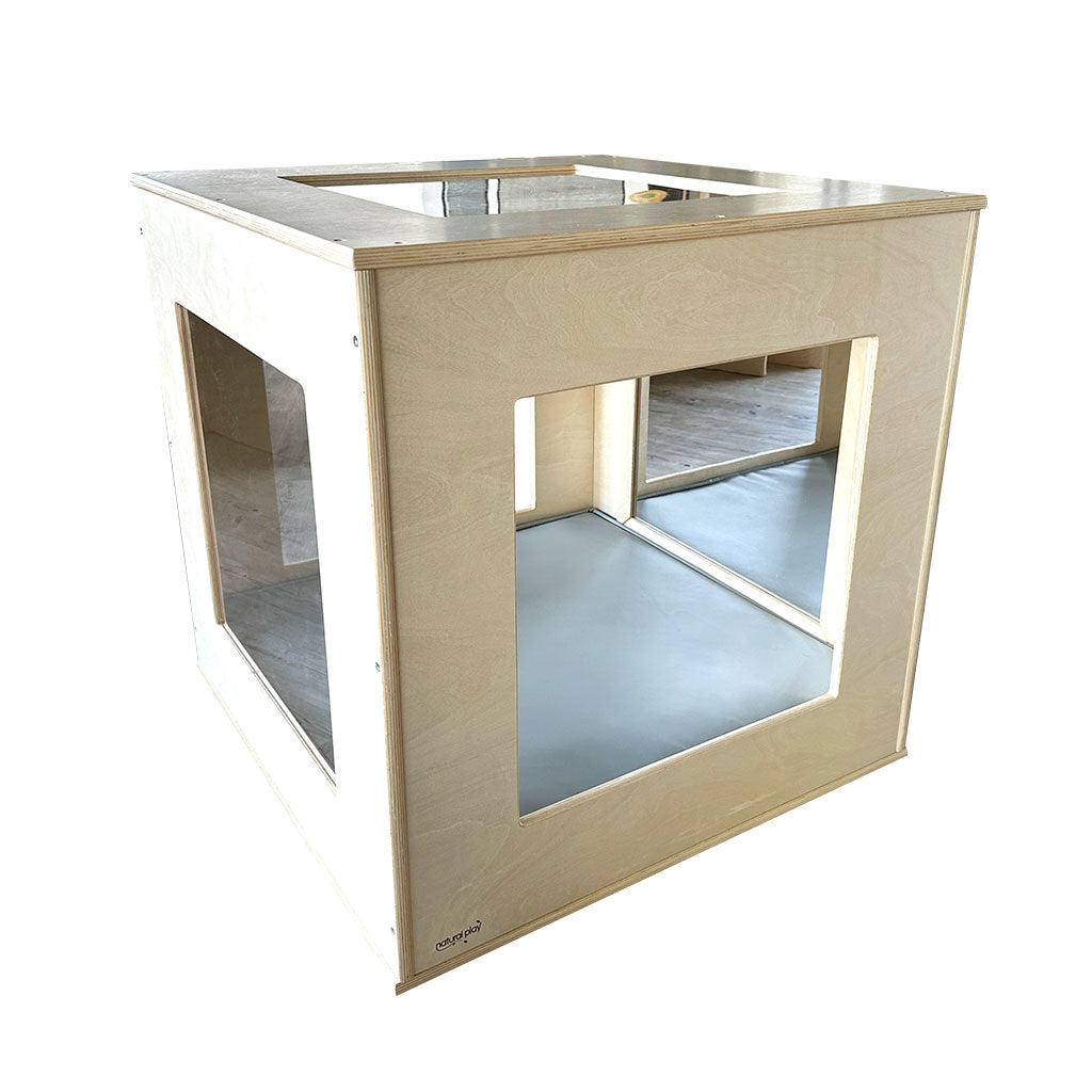 Window Play Cube with Light Grey Cushion