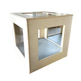 Window Play Cube with Light Grey Cushion