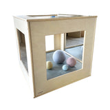 Window Play Cube with Light Grey Cushion