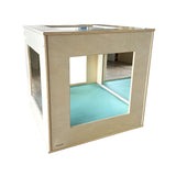 Window Play Cube with Mint Green Cushion