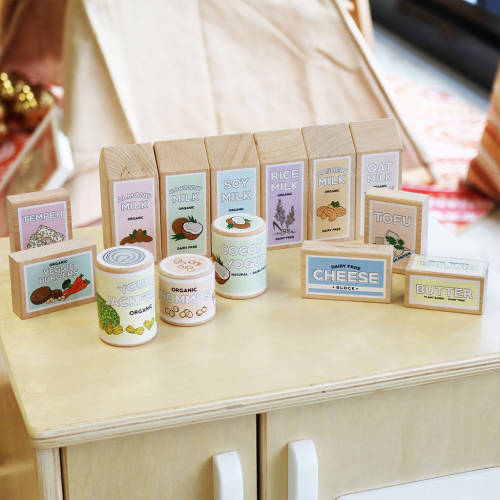 Vegan Play Food Set - Set of 14 - Educating Kids