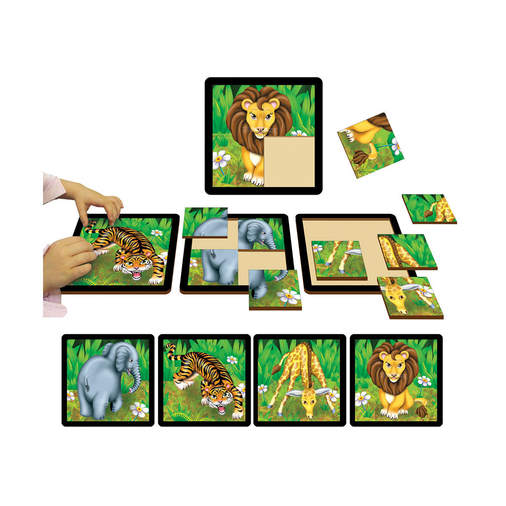 Jungle Puzzles - Set of 4