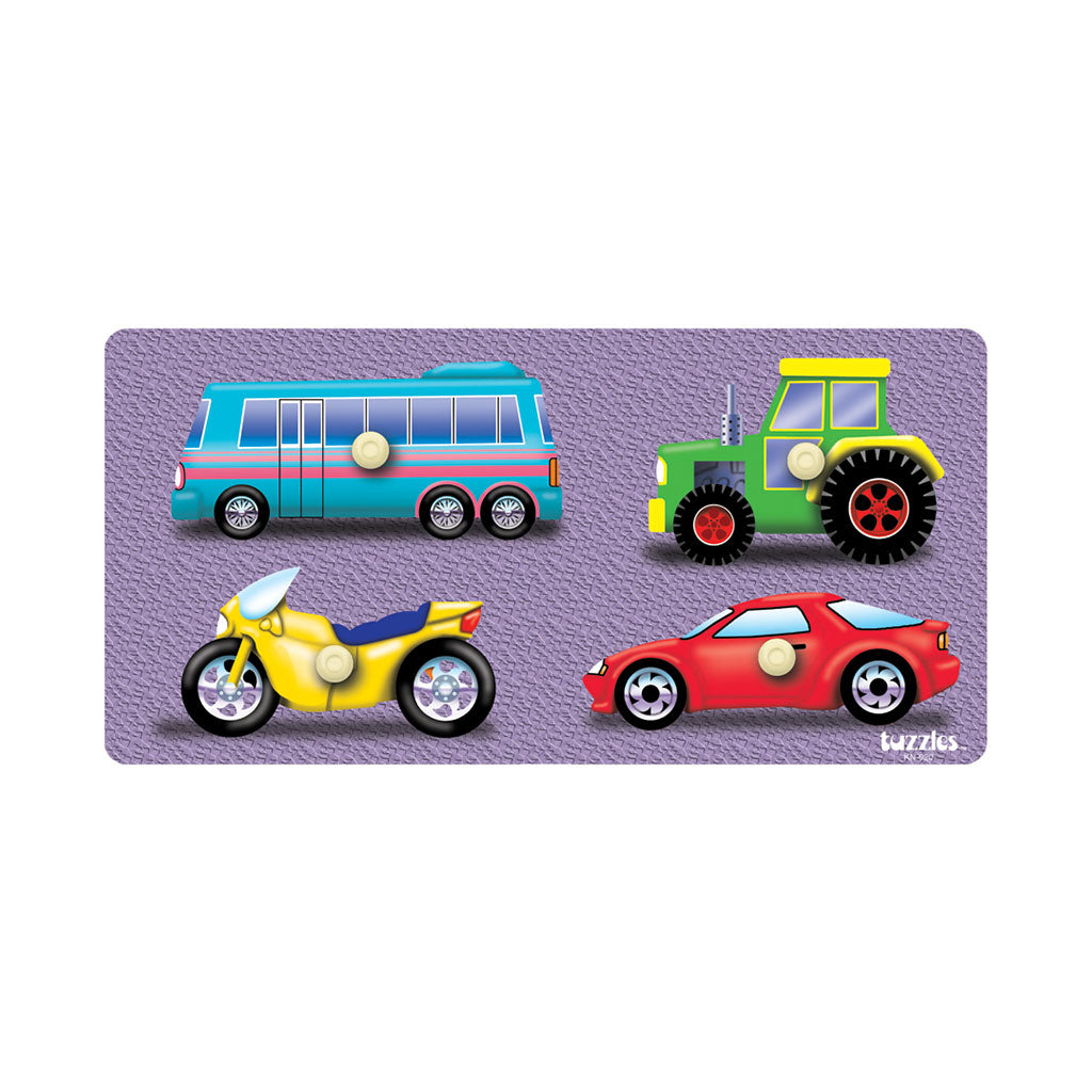 Tuzzles Transport Vehicles Inset - 4pc
