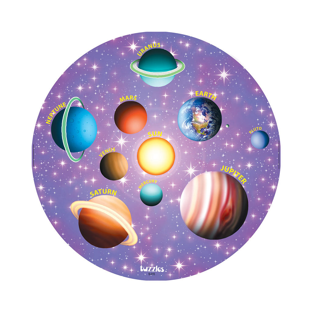 Tuzzles Solar System Raised Puzzle
