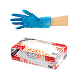 Sofeel Vinyl Gloves Blue Low Powder - Large