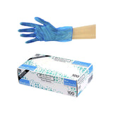 Sofeel Vinyl Gloves Blue Low Powder - Medium