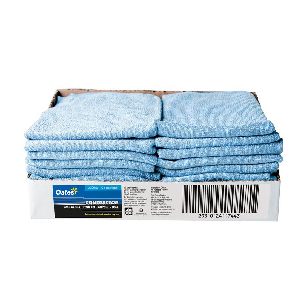 Microfibre All Purpose Cloth Blue - 1pc