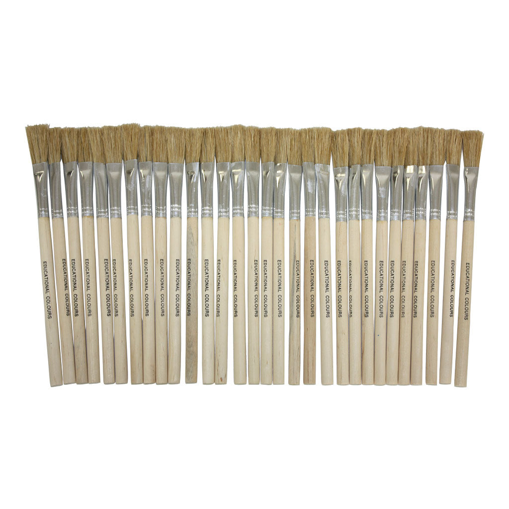 Flat Glue Brush - Pack of 30