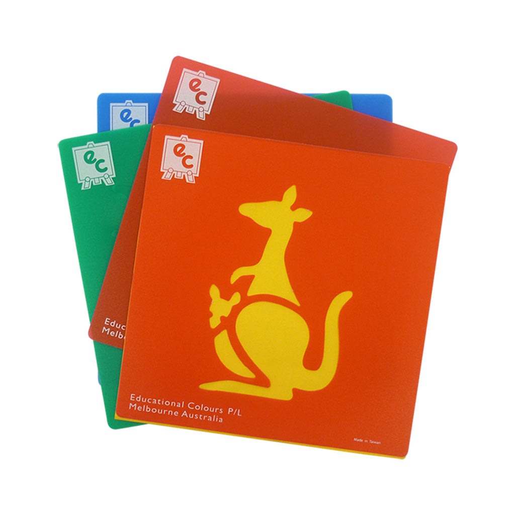 Stencil Set Australian Animal - Set 1 - Educating Kids