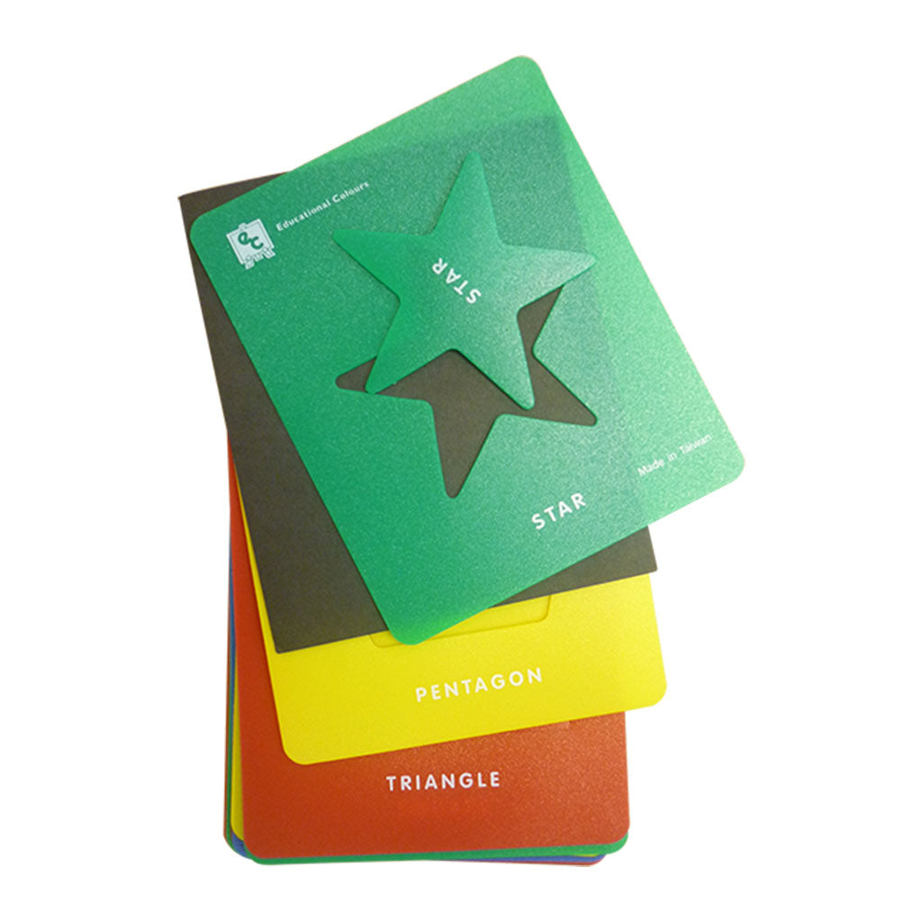 Geometry Stencils 12 pc - Educating Kids