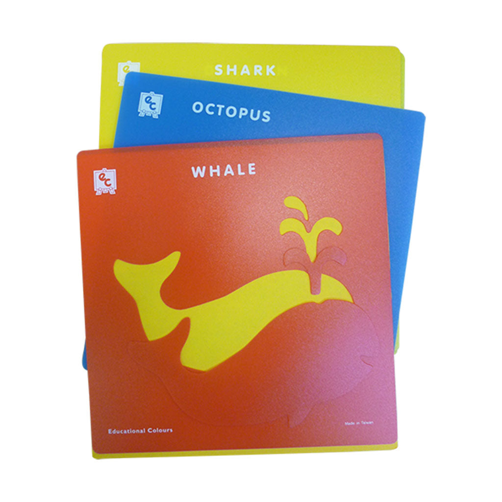 Sea Life Stencils - Pack of 6 - Educating Kids