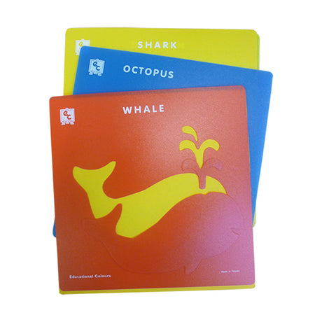 Sea Life Stencils - Pack of 6 - Educating Kids