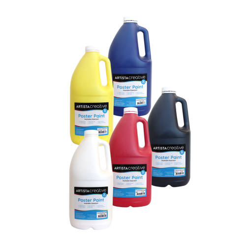 Artista Creative Poster Paint 2L - 5pk - Educating Kids
