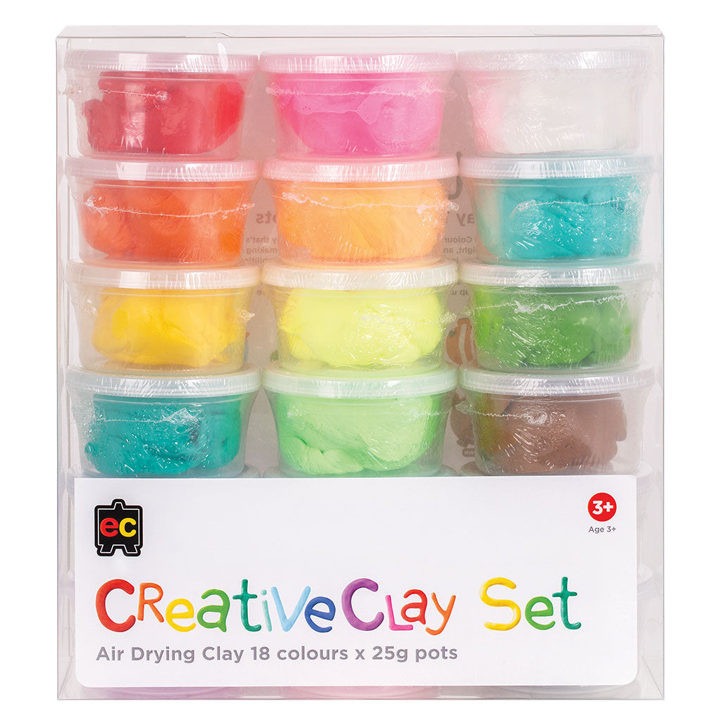 CreativeClay - Pack of 18 mix 25g Pots
